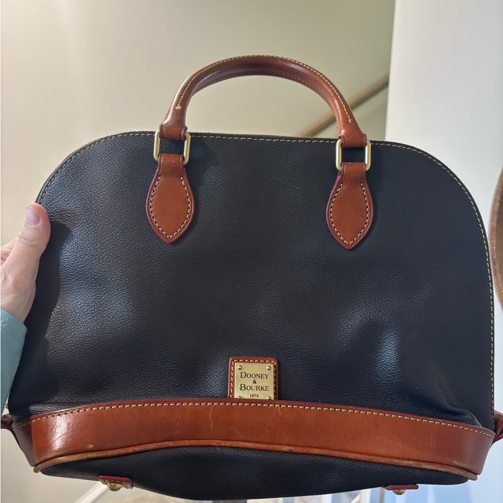 Dooney & Bourke Brown Leather Satchel